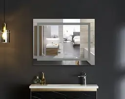 Дзеркало Mixxus Warm MR02-120x80 (годинник, LED-підсвічування, антизапотівання) (MI6001) - мініатюра 5