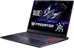 Acer Ноутбук Acer Predator Helios Neo 16S PHN16S-I51 16" OLED, Intel U9-386H, 32GB, F1TB, NVD5060-8, Lin, чорний - мініатюра 3