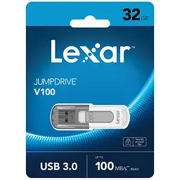 USB Флеш-накопичувач Lexar JumpDrive V100 32GB USB-А 3.2 (LJDV100-32GABGY) - мініатюра 3