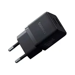 Зарядний пристрій Baseus Palm Fast Charger C+U 20W black (P10111608113-00) - мініатюра 4