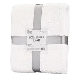 Плед Ardesto JaСquard Braid ART0201JB 160х200 см айвори