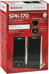 Акустика Defender 2.0 SPK-165/SPK-170 4W USB чорний (65165) (5780611) - мініатюра 2