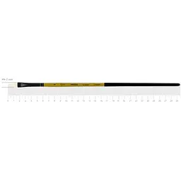 Пензель щетина овальна AMBER 2306FR №3 довга ручка Rosa