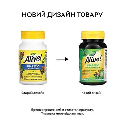 Вітаміни та мінерали Nature's Way Alive! Diabetic Multivitamin, 60 таблеток для діабетиків - мініатюра 4