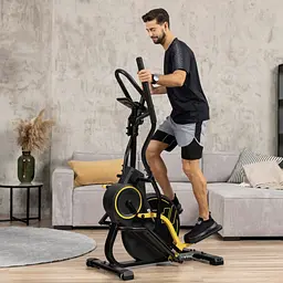 Орбітрек магнітний Hop-Sport HS-450B Dynamic чорно-жовтий - мініатюра 15