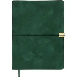 Щоденник недатований Buromax Velour A5 штучна шкіра 336 сторінок зелений (BM.20770-04)