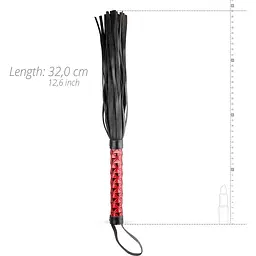 Батіг-флогер Whipped - Beat It Flogger - Red, екошкіра - мініатюра 3