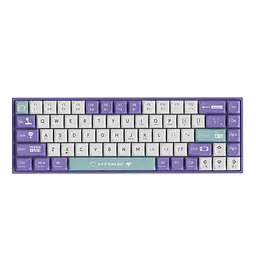Механічна клавіатура AJAZZ AK680 / Hot-Swap / Battery Mode / Red Switch / Purple