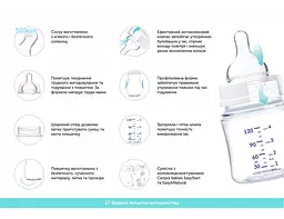 Пляшка антиколікова з широким отвором 120 мл Canpol babies Easystart силіконова, зелена, Toys - мініатюра 4