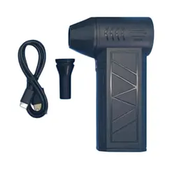 Ручний портативний турбовентилятор компресор ZY7400-SE/PRO, 130000RPM, 52m/s, 51-60дБ, літієва батарея 4000 мА, 326г,70*45*120мм, Black