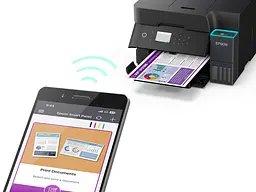 Epson БФП ink color A4 Epson EcoTank L6370 35_23 ppm DADF Duplex USB Ethernet Wi-Fi 4 inks Black Pigment - мініатюра 6