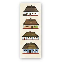 Закладки для книг Люцинка "Українська хата" 1 шт. (ЛК000000083) (2000000000083)