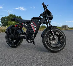 Електровелосипед Crosser E-CODE 20 дюймів (1000W/ 48V/ 20Ah) Чорний - мініатюра 2