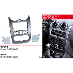 Перехідна рамка ACV Renault Duster (381250-02-2) - мініатюра 2
