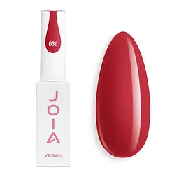 Гель-лак для нігтів червоний 036 емаль JOIA vegan 6 мл