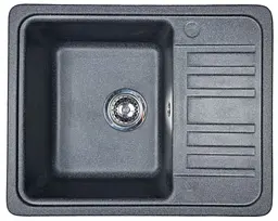 Кухонна мийка Adamant SMALL графіт 570x455x180 мм, з крилом 57 см