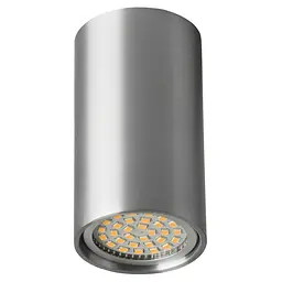 Підсвічування тубус Brille накладне AL-77/1 GU10 Alum IP20 MR16 26-800