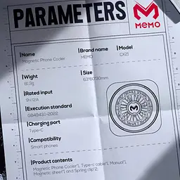 Ігровий кулер для телефону MEMO CX21 + ігрові напальчники MEMO FS01 - мініатюра 8