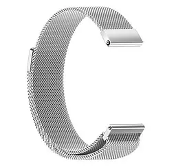 Міланський сітчастий ремінець Primo для годинника Garmin Vivoactive 3/Vivomove HR/Forerunner 245/645 Silver - мініатюра 2