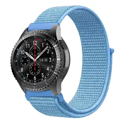 Ремешок BeCover Nylon Style для LG Watch Sport W280A Aqua Blue (714996)