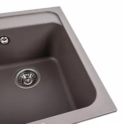 Гранітна мийка для кухні Platinum 4050 Korrado Дюна матова - мініатюра 3