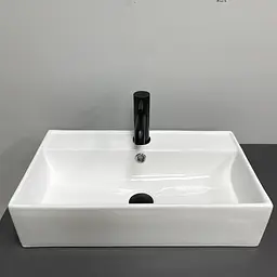 Умивальник VBI Tavernola white накладний VBI-015506, Білий - мініатюра 3