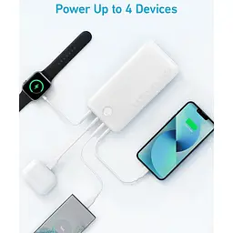 Портативний акумулятор - універсальна батарея Anker Power Bank 40000mAh 347 30W (A1377) біла - мініатюра 6