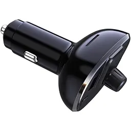 Автомобільний FM модулятор трансмітер XO BCC05 18W QC3.0 2 USB чорний - мініатюра 3