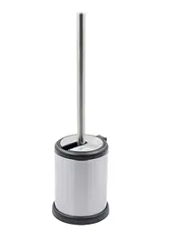 Йоржик для унітазу підлоговий Mixxus Topper-TB0201 white MI7094, Білий матовий - мініатюра 6