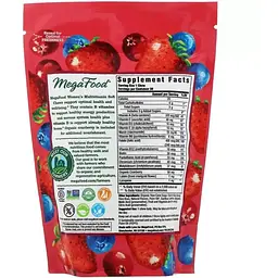 Мультивітаміни для жінок MegaFood Soft Chews смак ягід 30 м'яких жувальних цукерок - мініатюра 2