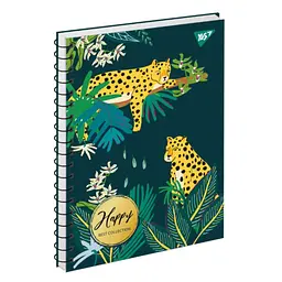 Блокнот А5/80 аркушів в клітинку на спіралі "YES" /151970/ "Happy" (3/60) - мініатюра 2