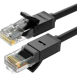 Патч-корд Ugreen NW102 Cat 6 U/UTP Lan Cable 1.5m Black [60545] [100053] - мініатюра 2