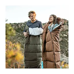 Спальний мішок Naturehike U350 NH20MSD07 Hollow Cotton Right Brown (6927595767221-R) - мініатюра 4