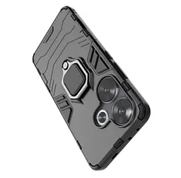 Чохол бампер Primolux Ring Armor для Xiaomi Redmi Turbo 3 / Poco F6 Black - мініатюра 3