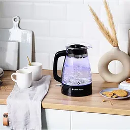 Електрочайник Russell Hobbs Hourglass 1.7 л чорно-сріблястий (26080-70) - мініатюра 3