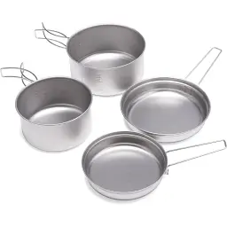 Набір посуду Snow Peak Multi Compact Cookset Titanium - мініатюра 2