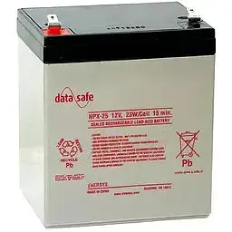 Акумулятор стаціонарний DataSafe AGM 5Ah (+/-) під клему-конектор (90х70х106 мм) NPX25-12 23 Вт