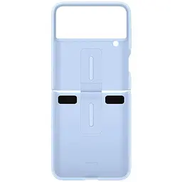 Оригінальний силіконовий чохол із кільцем Samsung для Galaxy Z Flip4 Silicone Cover with Ring Arctic Blue EF-PF721TLEGUA - мініатюра 5