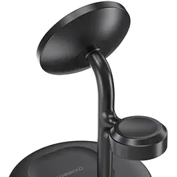 Магнітний бездротовий зарядний пристрій Choetech T585-F 3in1 Magnetic Wireless Charger Station for Apple - мініатюра 2