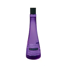 Шампунь Keratin sleek shampoo для выравнивания и восстановления сухих, поврежденных волос 400мл
