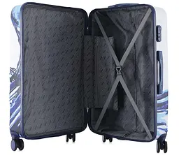 Валіза Semi Line 28" (L) White/Blue Print (T5653-3) (DAS302331) - мініатюра 2
