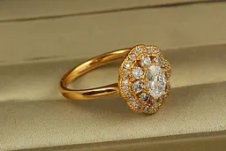 Кільце Xuping Jewelry Вернісаж р 20 золотисте - мініатюра 2