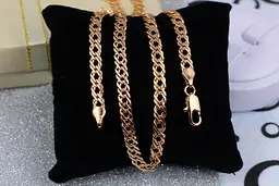 Ланцюг Xuping Jewelry ромб 45 см 5 мм золотистий
