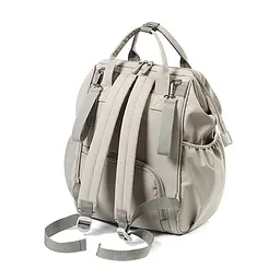 Рюкзак для мами Babyono Modern Style бежевий з матрасиком для пеленання 40x27x19 см (1649/02) - мініатюра 3