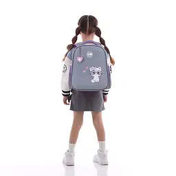Рюкзак GoPack Education 165S Cute Cat Чорно-сірий (GO26-165S-3) - мініатюра 16