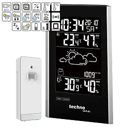 Метеостанція Technoline WS9060 Black/Silver (WS9060) - мініатюра 4