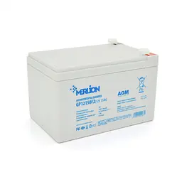 Акумуляторна батарея MERLION AGM GP12150F2 12 V 15 Ah ( 150 x 98 x 95 (100) ), 3.51 kg, Grey, Q6/192