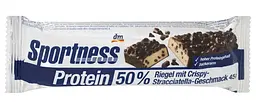Протеїновий батончик Sportness 50% білка Crispy & Stracciatella, 45 г