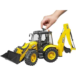 Іграшкова машинка Bruder Трактор-навантажувач JCB 5CX eco 1:16 (02454) - мініатюра 4