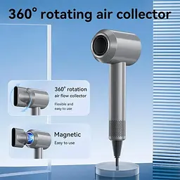 Фен Hoco DAR31 Wave high-speed negative ion hair dryer 5 насадок 1500W - мініатюра 7
